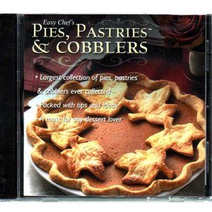 Easy Chef's: Pies, Pastries & Cobblers (PC-CD, 2005) Windows - Factory Sealed JC